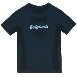 Seamless T-shirt met korte mouwen Equithème Elena dames Marine Marineblauw