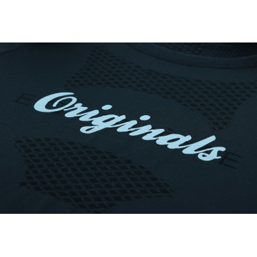 T-Shirt seamless manches courtes Equithème Elena femme Marine Bleu marine