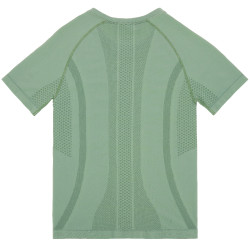 Seamless T-shirt met korte mouwen Equithème Elena dames Kaki Groen