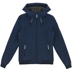 Dames softshelljas Equithème Inaya Zwart