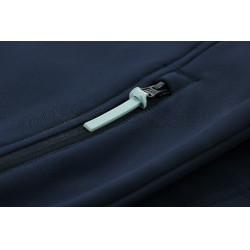 Dames softshelljas Equithème Inaya Zwart