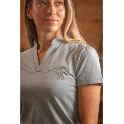 Polo Pénélope Josie Vert sauge