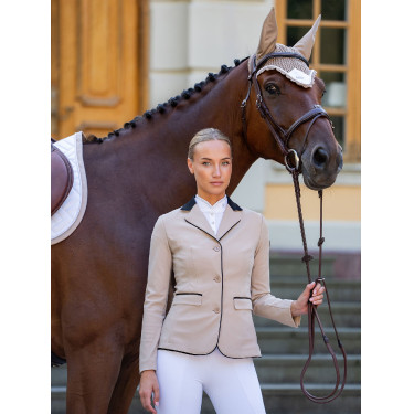 Veste de concours Equestrian Stockholm Classic femme Sable Beige