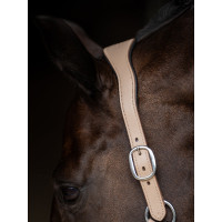 Licol en cuir Equestrian Stockholm anatomic scintillant Full marron