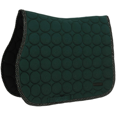 Tapis de selle mixte Equithème Disco Vert foncé Tapis de selle mixte Equithème Disco Vert foncé