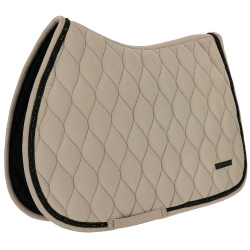 Tapis de selle mixte Equithème Pearl Taupe Marron
