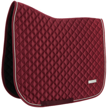 Tapis de selle dressage Equithème Nacre Bordeaux