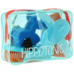Kit de pansage Hippotonic Junior Turquoise Bleu
