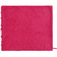 Serviette lustrante Je t'aime Equithème 2 faces Rose / fuchsia