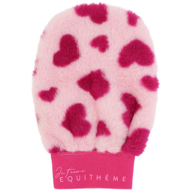 Handschoen Je t’aime Equithème 2-zijdig Roze / fuchsia