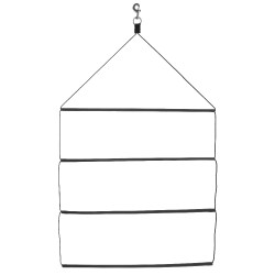 Présentoir échelle réglable pour couverture Hippotonic Noir