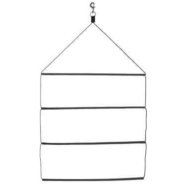 Présentoir échelle réglable pour couverture Hippotonic Noir