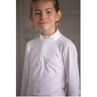 Polo de concours Eden by Pénélope Bruges Mesh Blanc