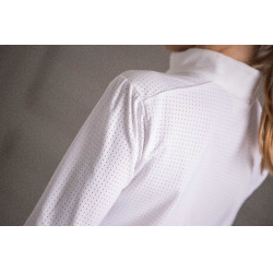 Wedstrijdpolo Eden by Pénélope Bruges Mesh Wit