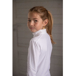 Wedstrijdpolo Eden by Pénélope Bruges Mesh Wit