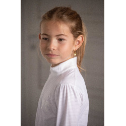 Wedstrijdpolo Eden by Pénélope Bruges Mesh Wit