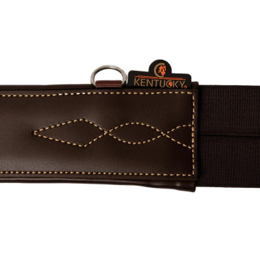 Sangle bavette Kentucky Marron