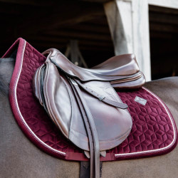 Tapis de selle Velvet jumping Kentucky Bordeaux
