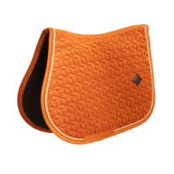 Tapis de selle Velvet jumping Kentucky Orange