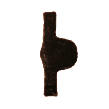 Mouton amovible pour Sangle bavette Kentucky Marron Mouton amovible pour Sangle bavette Kentucky Marron