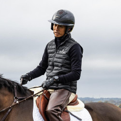 Mouwloze lichte bodywarmer Kentucky Zwart