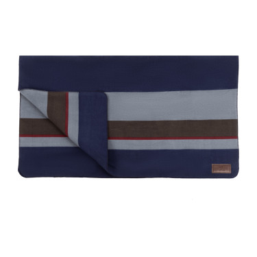 Couverture Séchante Carré Heavy Stripes Kentucky Marine Bleu marine