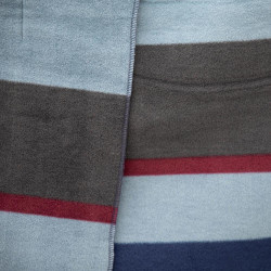 Couverture Séchante Carré Heavy Stripes Kentucky Marine Bleu marine