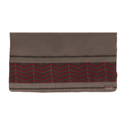 Zweetdeken Vierkant Heavy Fishbone Kentucky Bordeaux