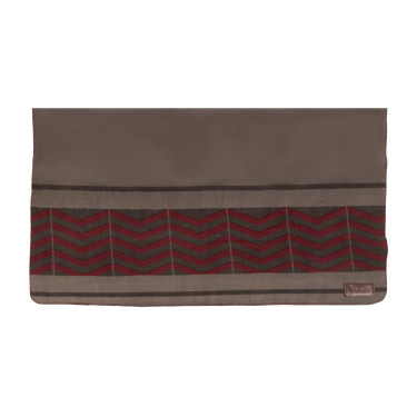 Zweetdeken Vierkant Heavy Fishbone Kentucky Bordeaux