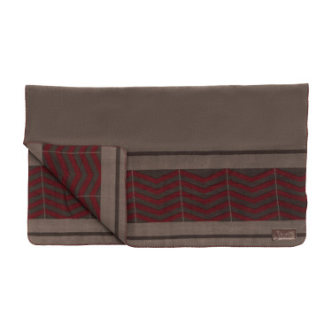 Zweetdeken Vierkant Heavy Fishbone Kentucky Bordeaux