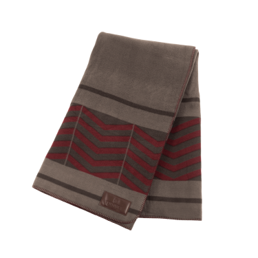 Couverture Séchante Carré Heavy Fishbone Kentucky Bordeaux
