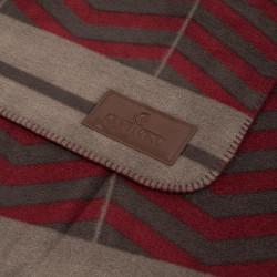 Couverture Séchante Carré Heavy Fishbone Kentucky Bordeaux