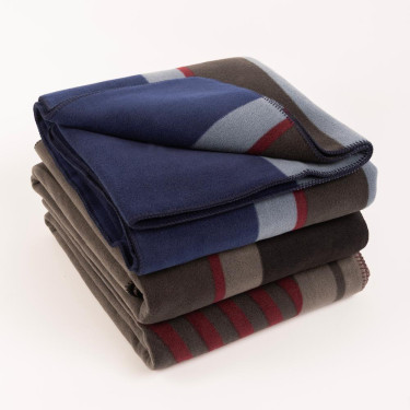 Couverture Séchante Carré Heavy Fishbone Kentucky Bordeaux