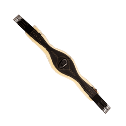 Anatomische singel schapenwol Kentucky Zwart