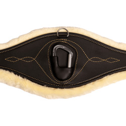 Anatomische singel schapenwol Kentucky Zwart