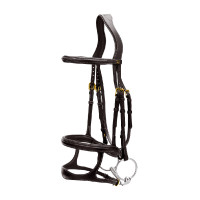 Bridon Dubbele Neusriem D Collection by Dy'on Zwart