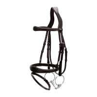 Bridon Muserolle Combinée Anatomique US Collection by Dy'on Noir