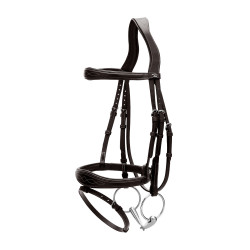 Bridon Muserolle Combinée Anatomique US Collection by Dy'on Noir Bridon Muserolle Combinée Anatomique US Collection by Dy'on Noir