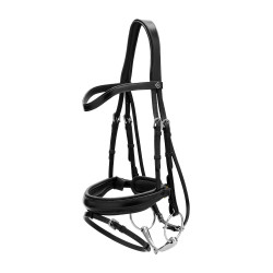 Bridon Muserolle Combinée Large Working By Dy'on Noir