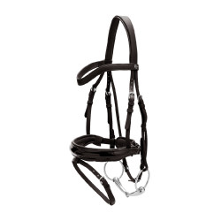 Bridon Muserolle Combinée Large Vernie Working By Dy'on Noir Bridon Muserolle Combinée Large Vernie Working By Dy'on Noir