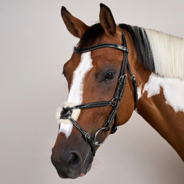 Bridon Muserolle Gekruist Working By Dy'on Zwart