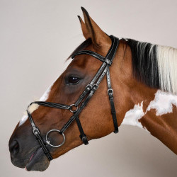 Bridon Muserolle Gekruist Working By Dy'on Zwart