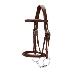 Bridon Muserolle Française US Collection by Dy'on Brun Marron Bridon Muserolle Française US Collection by Dy'on Brun Marron