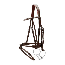 Bridon cuir rond Working By Dy'on Marron Bridon cuir rond Working By Dy'on Marron