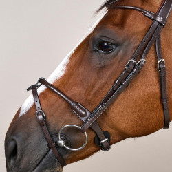 Ronde leren hoofdstel Working By Dy'on Bruin Ronde leren hoofdstel Working By Dy'on Bruin