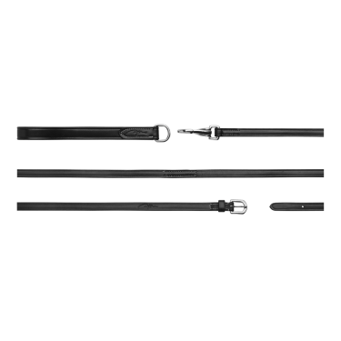 Duitse teugels Volledig Leer 1/2 Working Van Dy'on Zwart