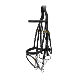 Bride Muserolle Combinée D Collection by Dy'on Noir