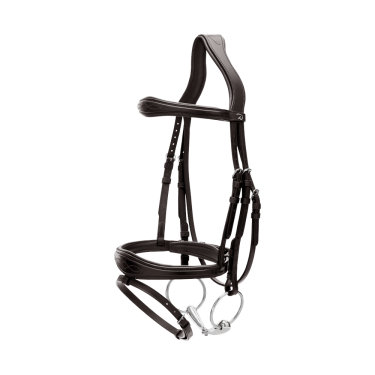 Bridon Mexicaans gecombineerde Dy'on New English Collection Zwart