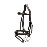 Bridon Muserolle Combinée Anatomique Dy'on Noir