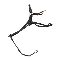 Collier de chasse 5 points avec élastiques D Collection Dy'on Noir